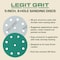 Legit Grit 5 inch Sand paper Disc, 9-Hole, 80 Grit, 50PK LG5-980-50 - alternate 2